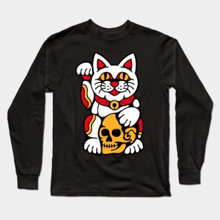 Luckycat skull Long Sleeve T-Shirt